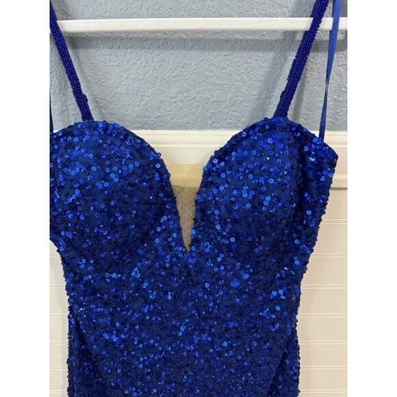 Scala Blue Sequence Dress - Picture 5 of 10